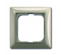 Рамка 1 пост, шампань, ABB 2511-93-507 Basic 55