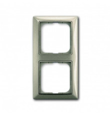 Рамка 2 поста, шампань, ABB 2512-93-507 Basic 55