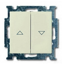 Выключатель жалюзи без фиксации, слоновая кость, ABB 2026/4 UC-92-507 Basic 55