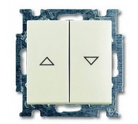 Выключатель жалюзи с фиксацией, белый шале, ABB 2006/4 UC-96-507 Basic 55