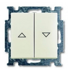 Выключатель жалюзи с фиксацией, белый шале, ABB 2006/4 UC-96-507 Basic 55