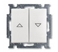 Выключатель жалюзи без фиксации, белый шале, ABB 2026/4 UC-96-507 Basic 55
