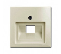 Накладка для телефонной розетки, белый шале, ABB 1803-96-507 Basic 55