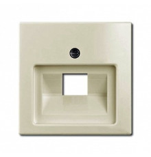 Накладка для телефонной розетки, белый шале, ABB 1803-96-507 Basic 55