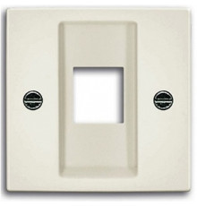 Накладка для компьютерной розетки, белый шале, ABB 2561-96-507 Basic 55