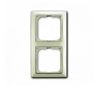 Рамка 2 поста, белый шале, ABB 2512-96-507 Basic 55