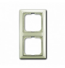 Рамка 2 поста, белый шале, ABB 2512-96-507 Basic 55