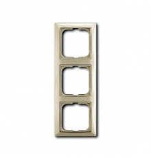 Рамка 3 поста, белый шале, ABB 2513-96-507 Basic 55