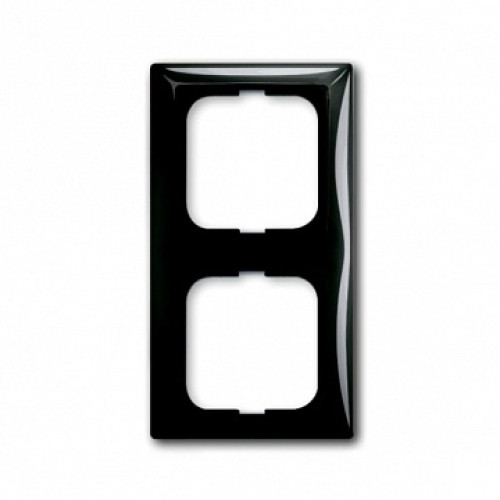 Рамка 2 поста, черный шато, ABB 2512-95-507 Basic 55