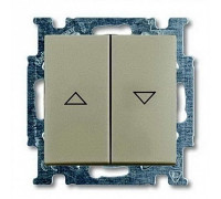 Выключатель жалюзи с фиксацией, шампань, ABB 2006/4 UC-93-507 Basic 55