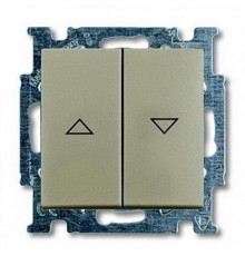 Выключатель жалюзи с фиксацией, шампань, ABB 2006/4 UC-93-507 Basic 55