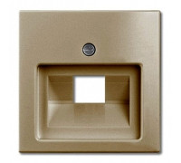 Накладка для телефонной розетки, шампань, ABB 1803-93-507 Basic 55