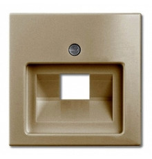 Накладка для телефонной розетки, шампань, ABB 1803-93-507 Basic 55
