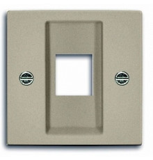 Накладка для компьютерной розетки, шампань, ABB 2561-93-507 Basic 55