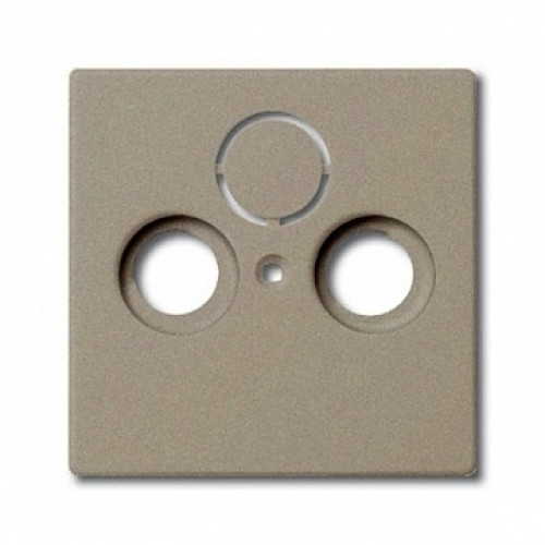 Накладка для TV-R розетки, шампань, ABB 1743-93-507 Basic 55