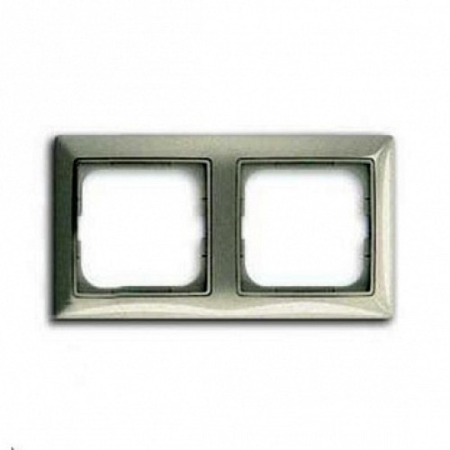 Рамка 2 поста, шампань, ABB 2512-93-507 Basic 55