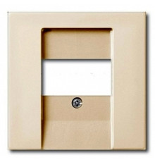 Накладка для USB розетки, белый шале, ABB 2539-96-507 Basic 55