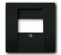 Накладка для USB розетки, черный шато, ABB 2539-95-507 Basic 55