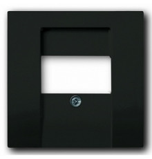 Накладка для USB розетки, черный шато, ABB 2539-95-507 Basic 55