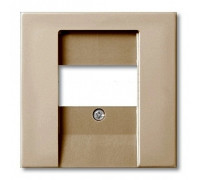 Накладка для USB розетки, шампань, ABB 2539-93-507 Basic 55