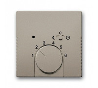 Накладка для терморегулятора теплого пола, шампань, ABB 1795-93-507 Basic 55