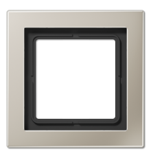 Рамка 1 пост, нержавеющая сталь, Jung LS Design (металл) ESD2981