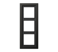 Рамка 3 поста, антрацит, Jung LS Design (металл) ALD2983AN