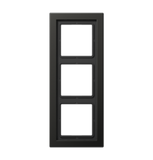 Рамка 3 поста, антрацит, Jung LS Design (металл) ALD2983AN