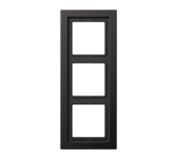 Рамка 3 поста, алюминий дарк, Jung LS Design (металл) ALD2983D