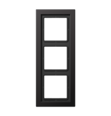 Рамка 3 поста, алюминий дарк, Jung LS Design (металл) ALD2983D