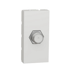 Розетка Coaxial F-type, белый, 1 модуль, Unica New Schneider NU346818
