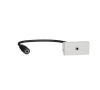Розетка Minijack, белый, 1 модуль, Unica New Schneider NU343318
