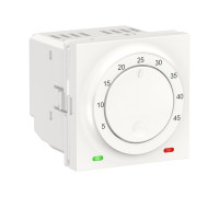 Термостат теплого пола, белый, 2 модуля, Unica New Schneider NU350318