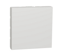 Заглушка 45х45 , белый, 2 модуля, Unica New Schneider NU986618