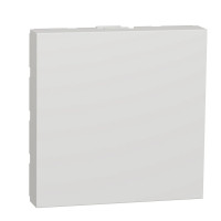 Заглушка 45х45 , белый, 2 модуля, Unica New Schneider NU986618