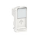 Центральная плата RJ45 Keystone / Systimax, белый, 1 модуль, Unica New Schneider NU946018