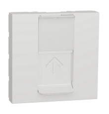 Накладка RJ45, белый, 2 модуля, Unica New Schneider NU941118