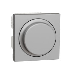 Диммер для LED ламп , алюминий, 2 модуля, Unica New Schneider NU351430