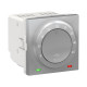 Термостат теплого пола, алюминий, 2 модуля, Unica New Schneider NU350330