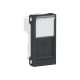 Центральная плата RJ45 Keystone / Systimax, антрацит, 1 модуль, Unica New Schneider NU946054