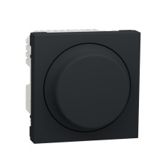 Диммер для LED ламп , антрацит, 2 модуля, Unica New Schneider NU351454