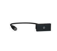 Розетка Minijack, антрацит, 1 модуль, Unica New Schneider NU343354