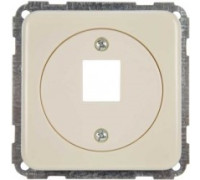 Корпус для одного разъема RJ-12/RJ-45 Keystone, слоновая кость, Polo Regina 13008405