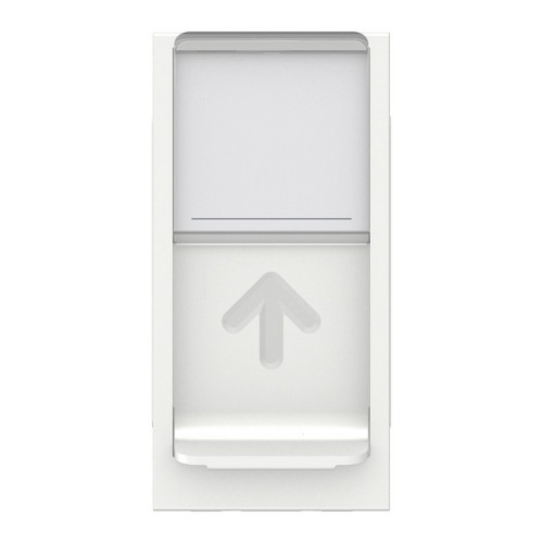 Розетка компьютерная RJ45, 5 UTP, белый, 1 модуль, Unica New Schneider NU341018