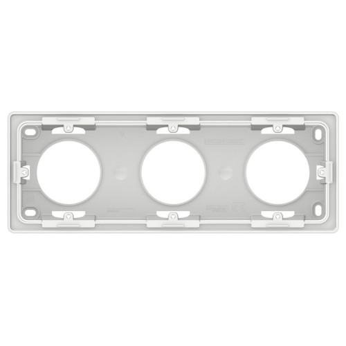 Коробка для открытой установки 3-поста, белый, Unica New Schneider NU800618