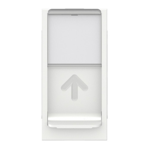 Центральная плата RJ45 Keystone / Systimax, белый, 1 модуль, Unica New Schneider NU946018