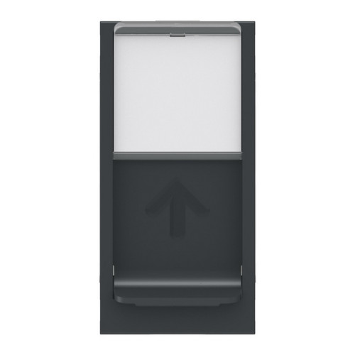 Центральная плата RJ45 Keystone / Systimax, антрацит, 1 модуль, Unica New Schneider NU946054