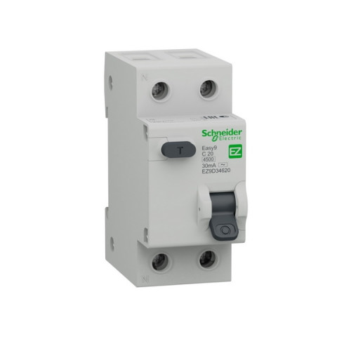 Дифавтомат 20 А, 30мА, тип С EZ9D34620 Schneider Easy9