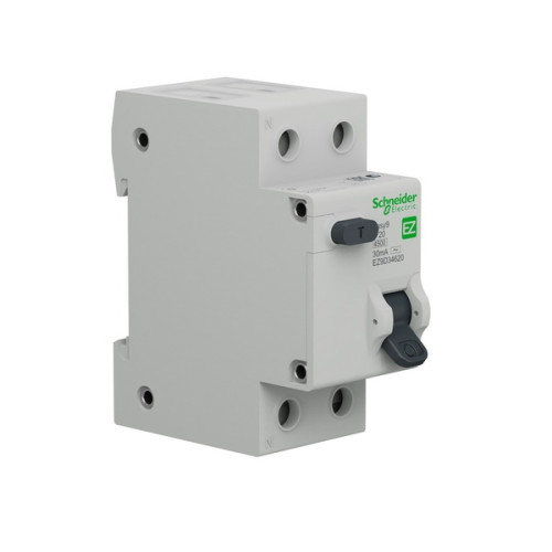 Дифавтомат 20 А, 30мА, тип С EZ9D34620 Schneider Easy9