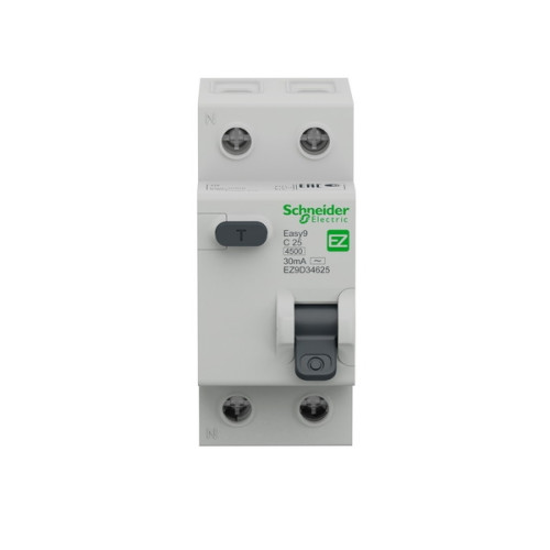 Дифавтомат 25 А, 30мА, тип С EZ9D34625 Schneider Easy9